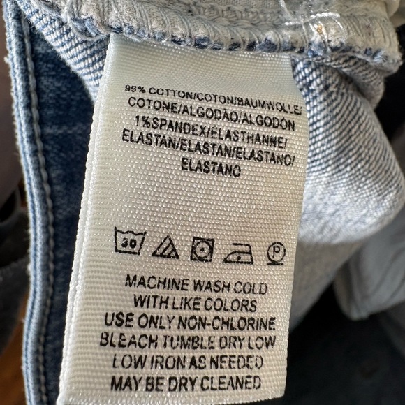 Free People Wide Leg Jeans Style #61855-16515125 Size 27 - Picture 4 of 7